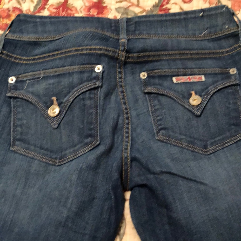 Brand new Hudson brand straight leg blue jeans